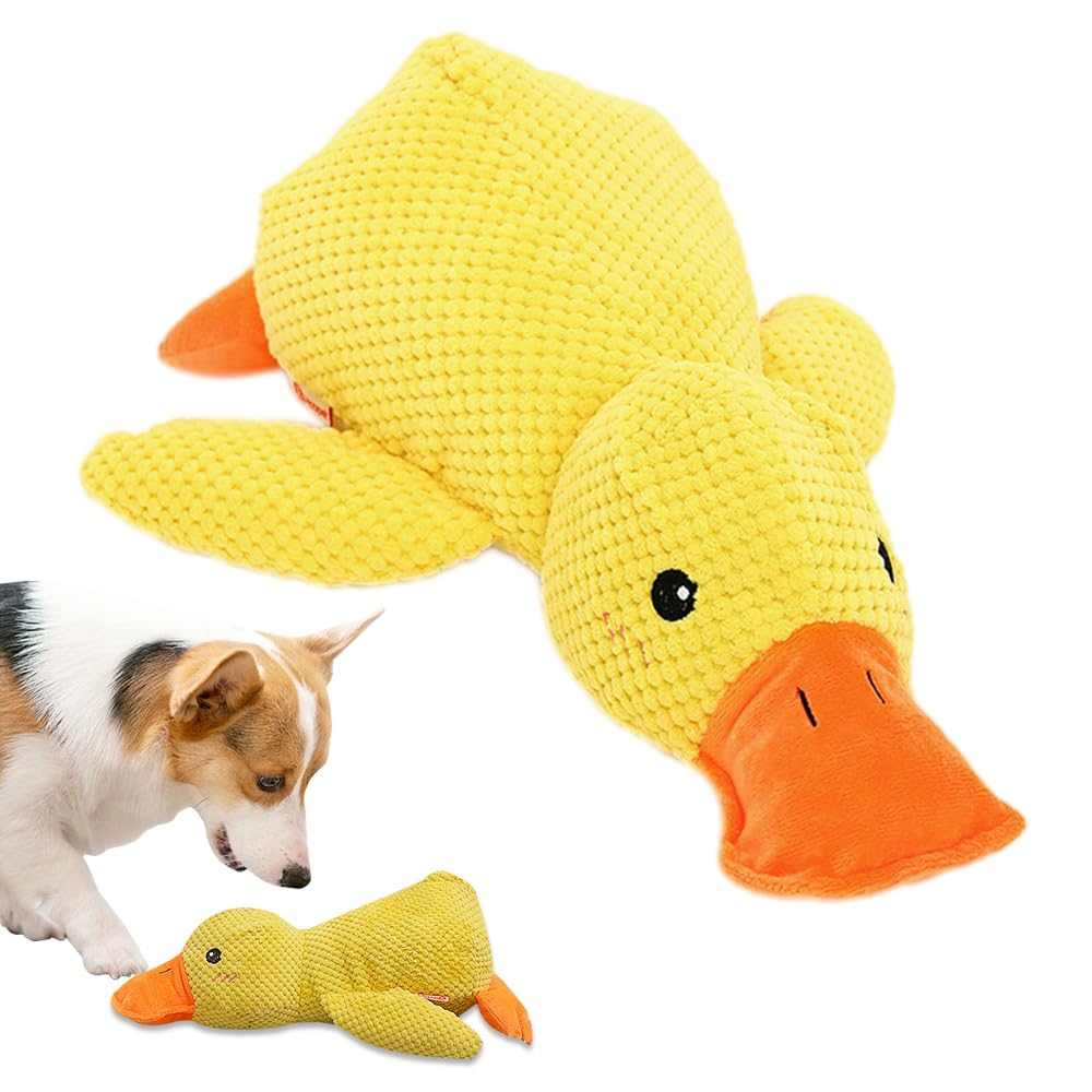 Mellow Quack Comfort Toy — Calming Plush Duck for Anxious Dogs